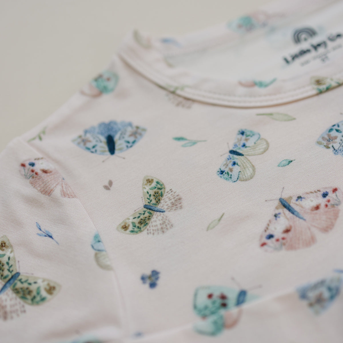 Luna Moths 2pc Bamboo Pajamas — Little Joy Co.