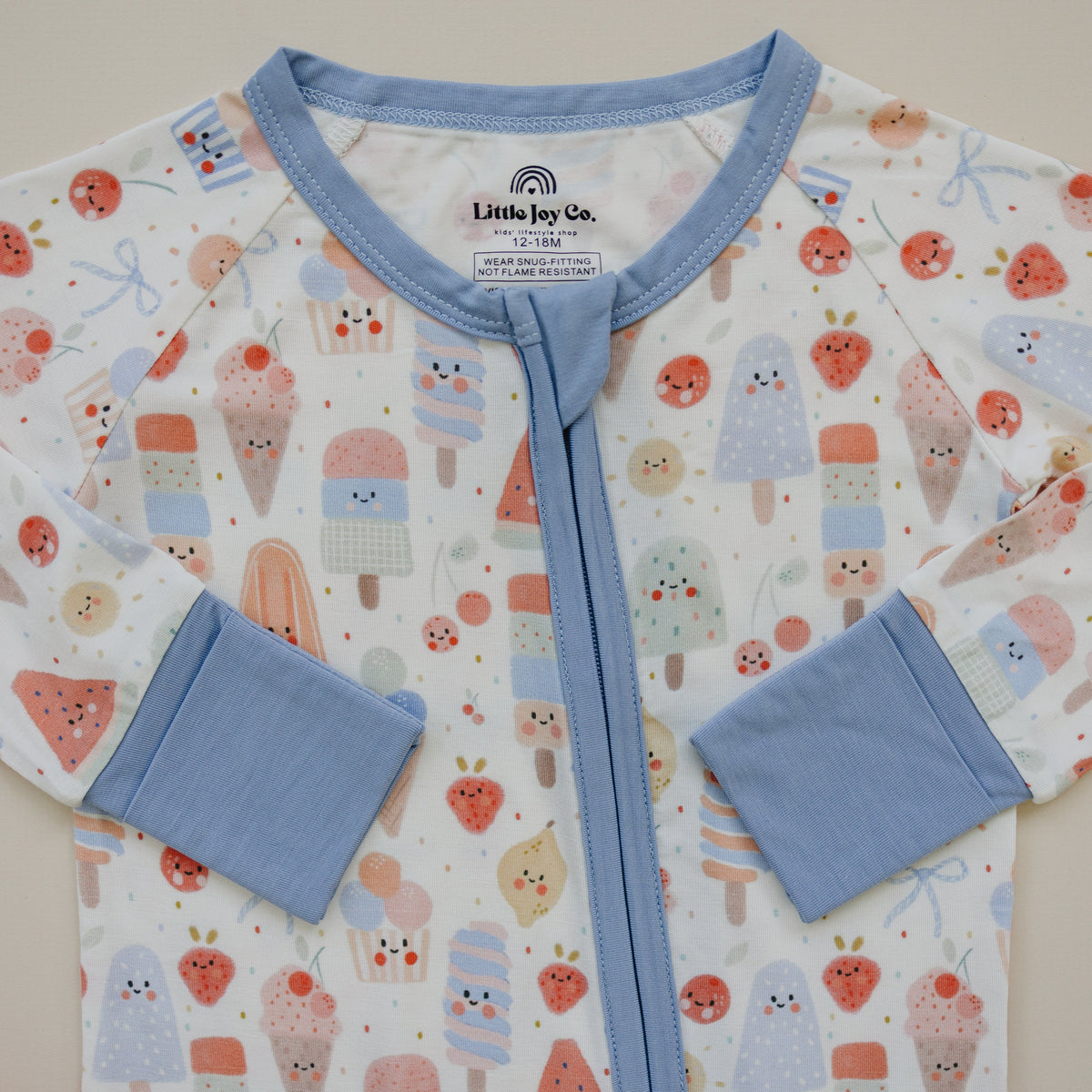 Sweet Summertime Bamboo Zippy Pajamas — Little Joy Co.