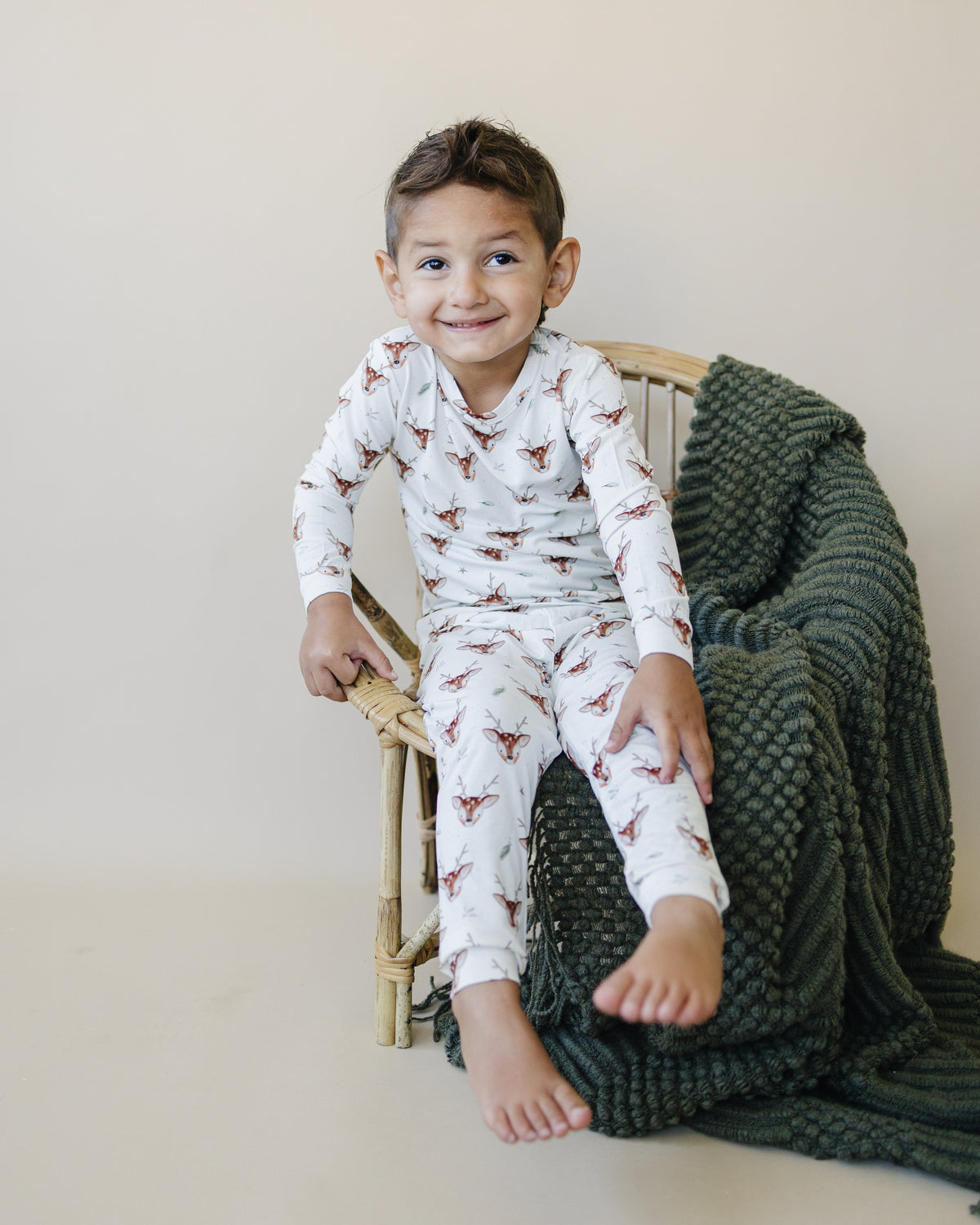 Reindeer Games 2pc Bamboo Pajamas — Little Joy Co.