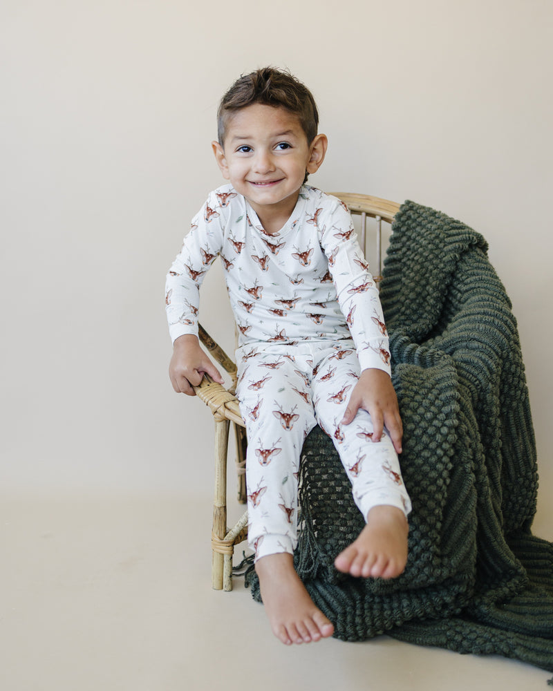 Reindeer Games 2pc Bamboo Pajamas — Little Joy Co.