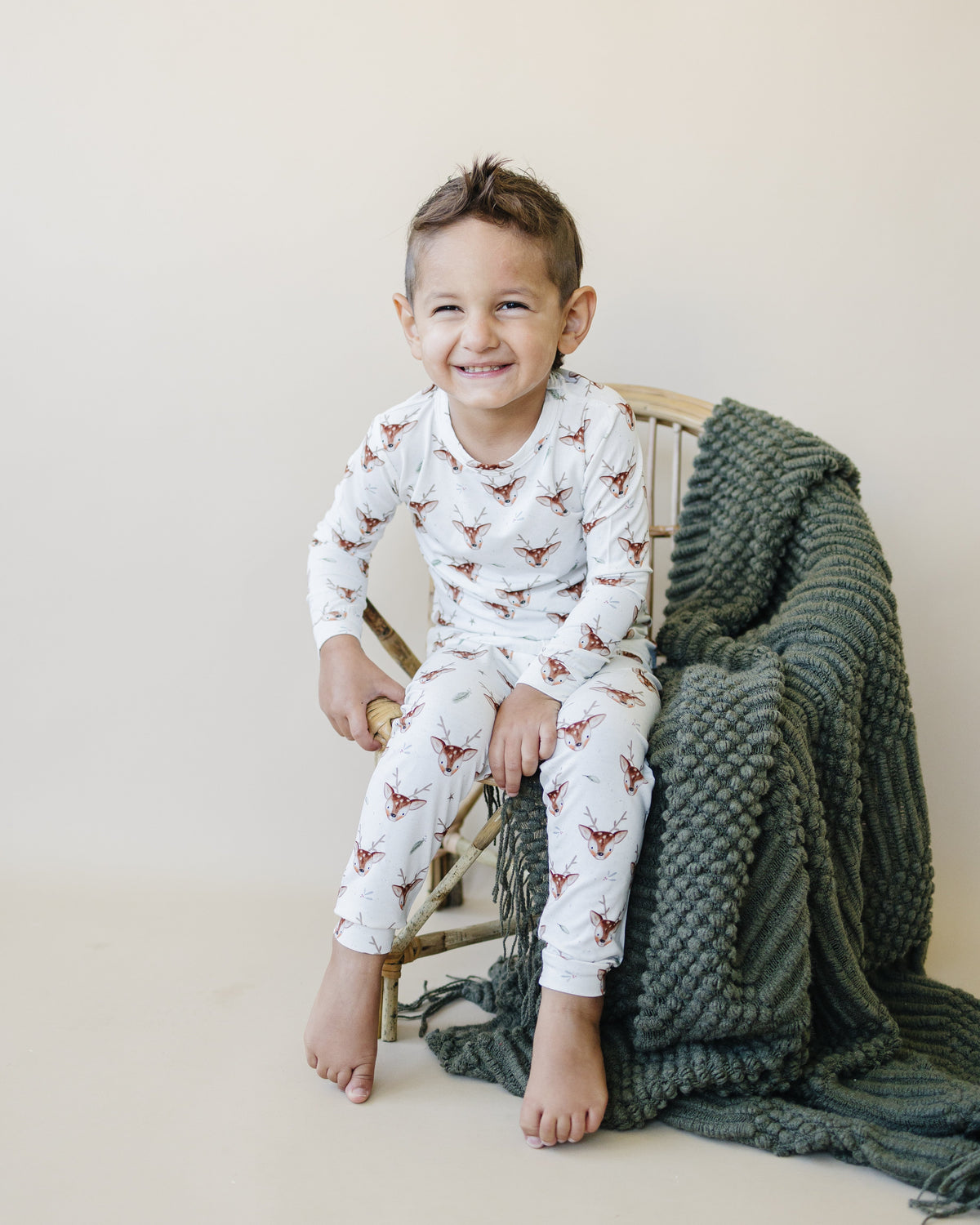 Reindeer Games 2pc Bamboo Pajamas — Little Joy Co.