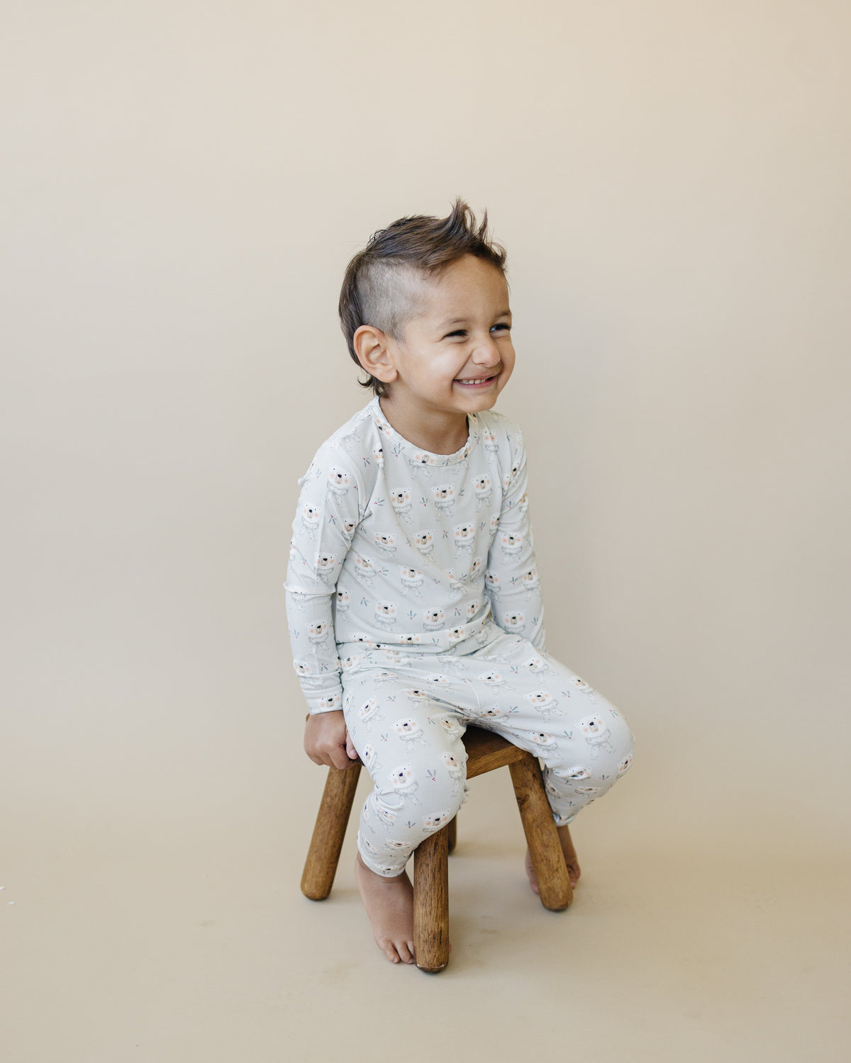 Polar Bear 2pc Bamboo Pajamas — Little Joy Co.