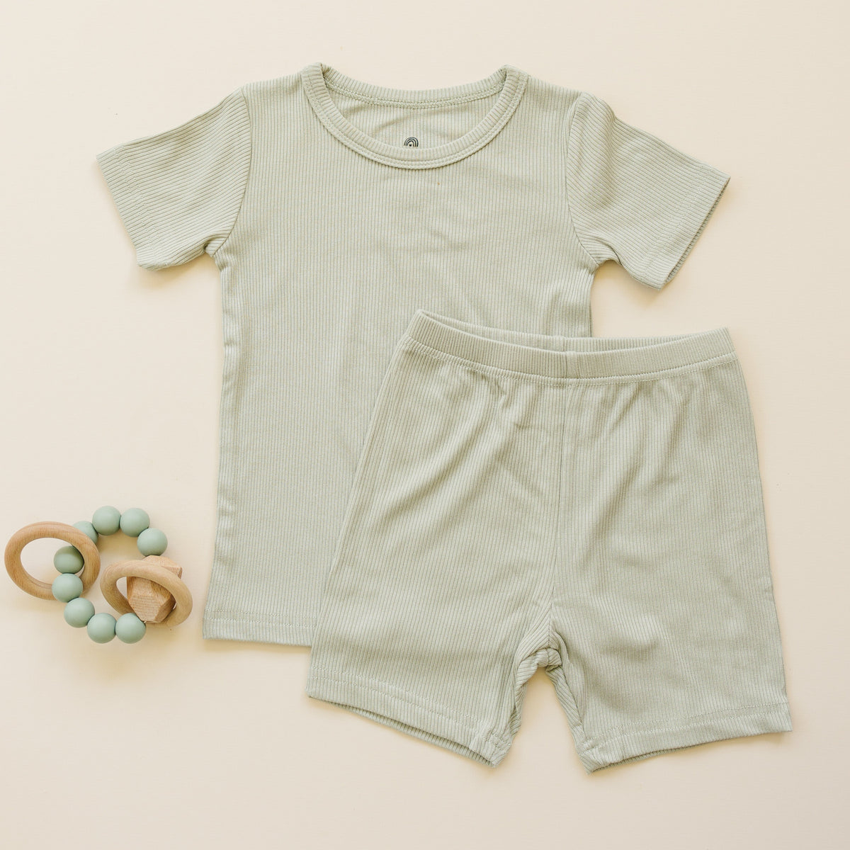 Solid Ribbed Bamboo 2pc Pajamas - more colors — Little Joy Co.
