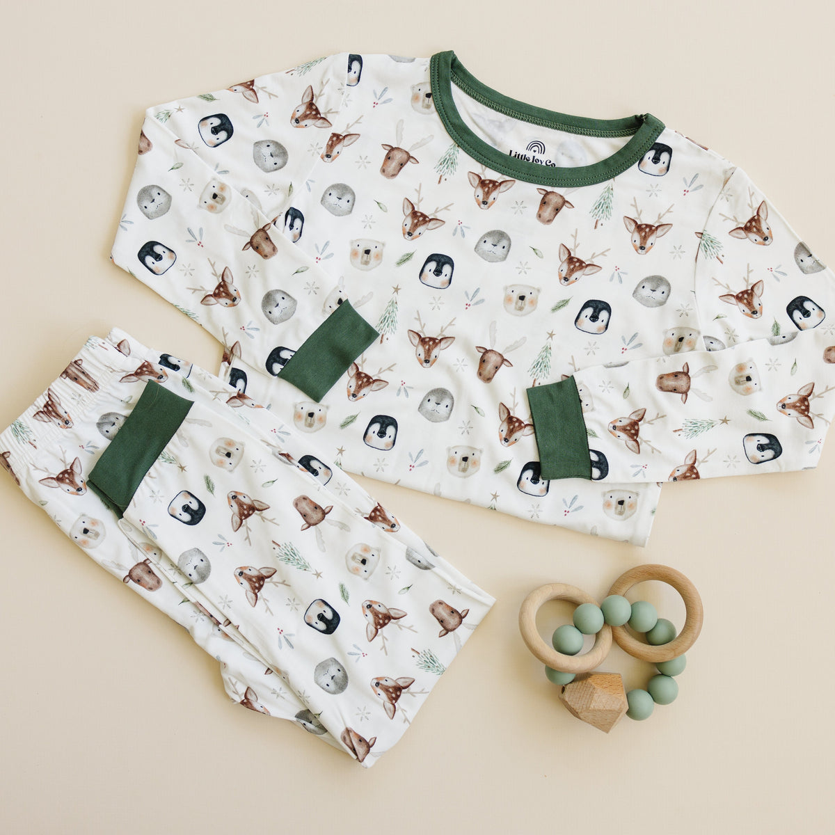 North Pole Pals 2pc Bamboo Pajamas — Little Joy Co.