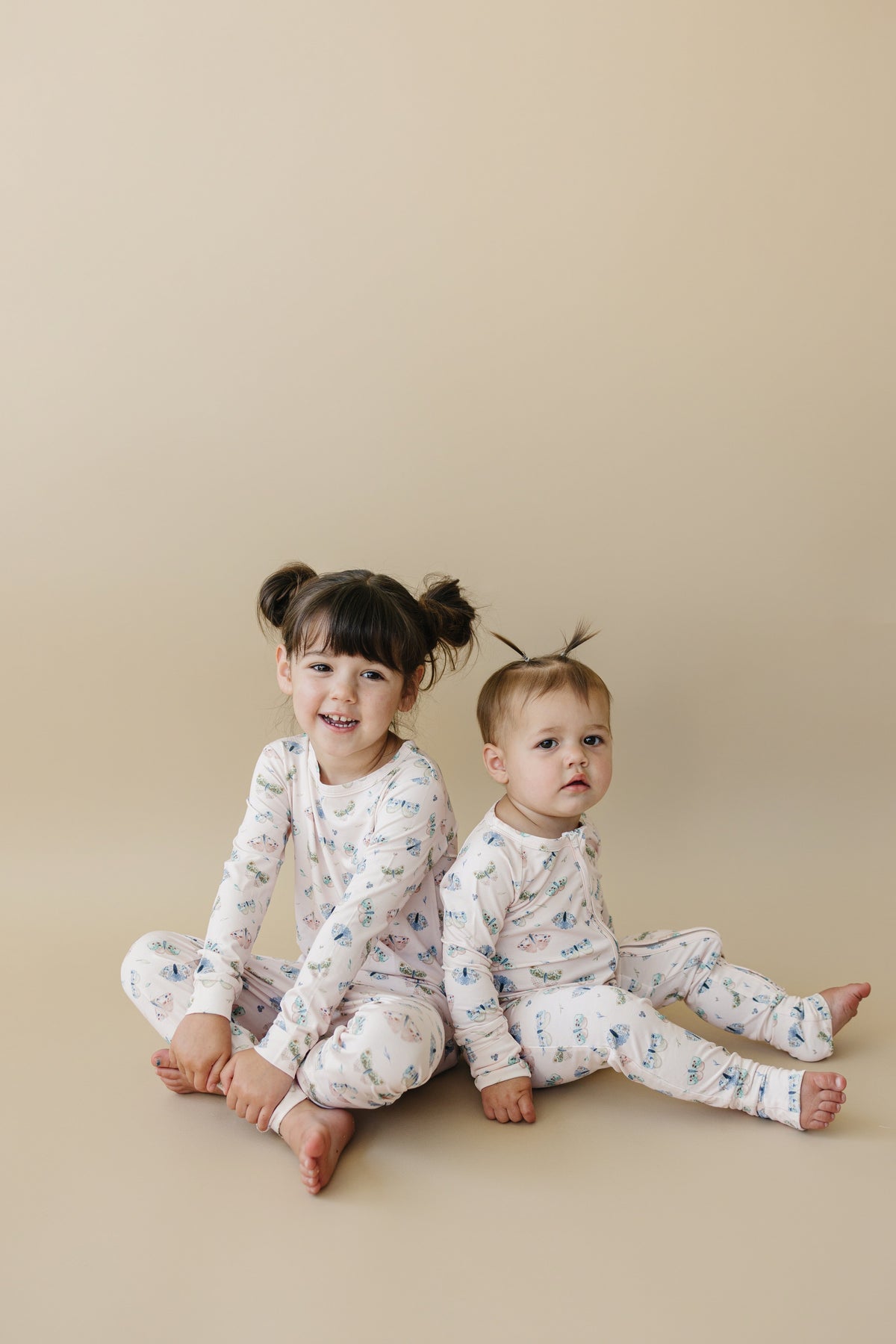 Luna Moths Bamboo Zippy Pajamas — Little Joy Co.
