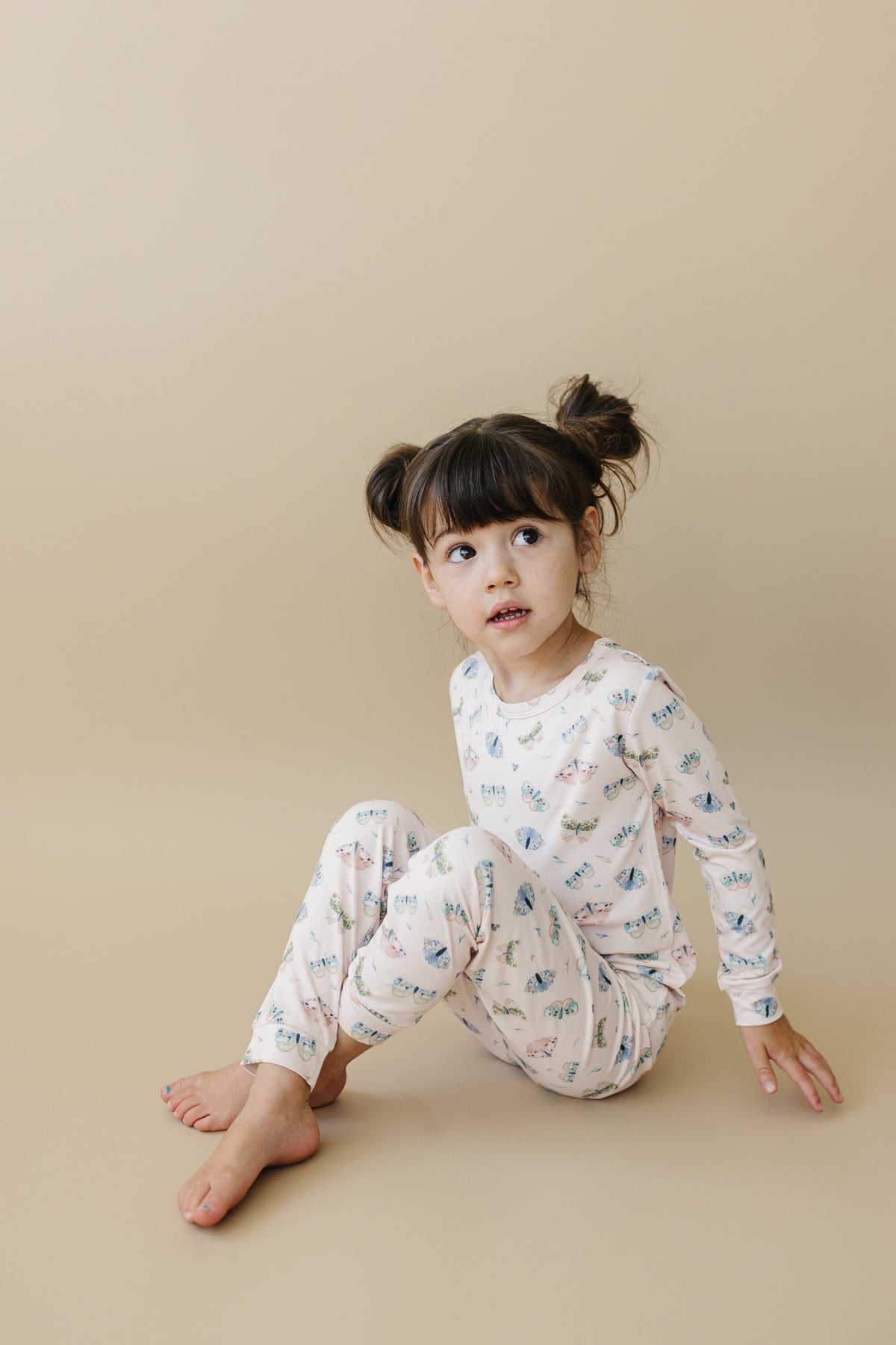 Luna Moths 2pc Bamboo Pajamas — Little Joy Co.