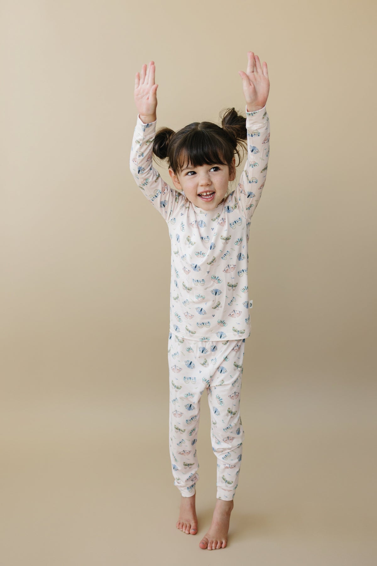 Luna Moths 2pc Bamboo Pajamas — Little Joy Co.
