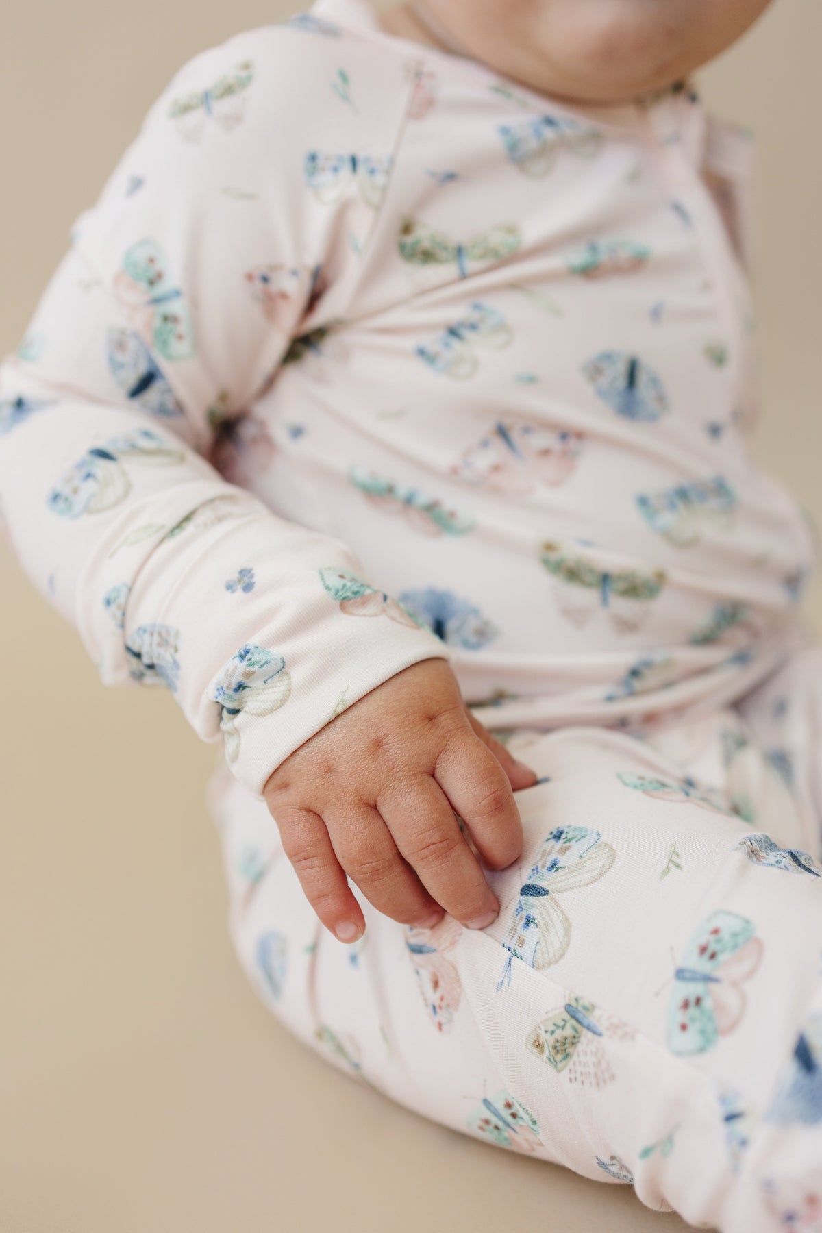 Luna Moths Bamboo Zippy Pajamas — Little Joy Co.