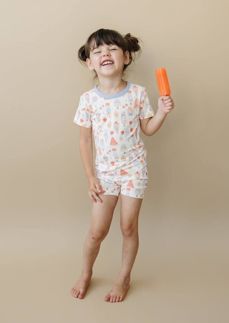 Sweet Summertime 2pc Bamboo Pajamas — Little Joy Co.