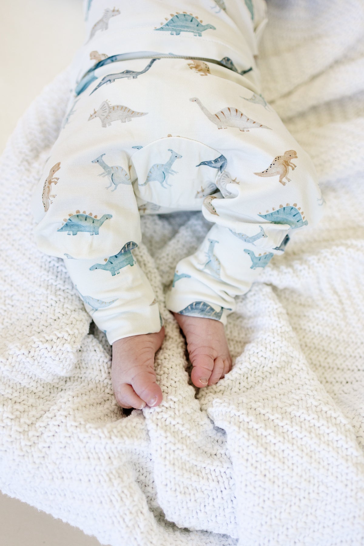 Snugglesaurus 2pc Henley Bamboo Pajamas - Sizes Newborn & Up! — Little Joy Co.