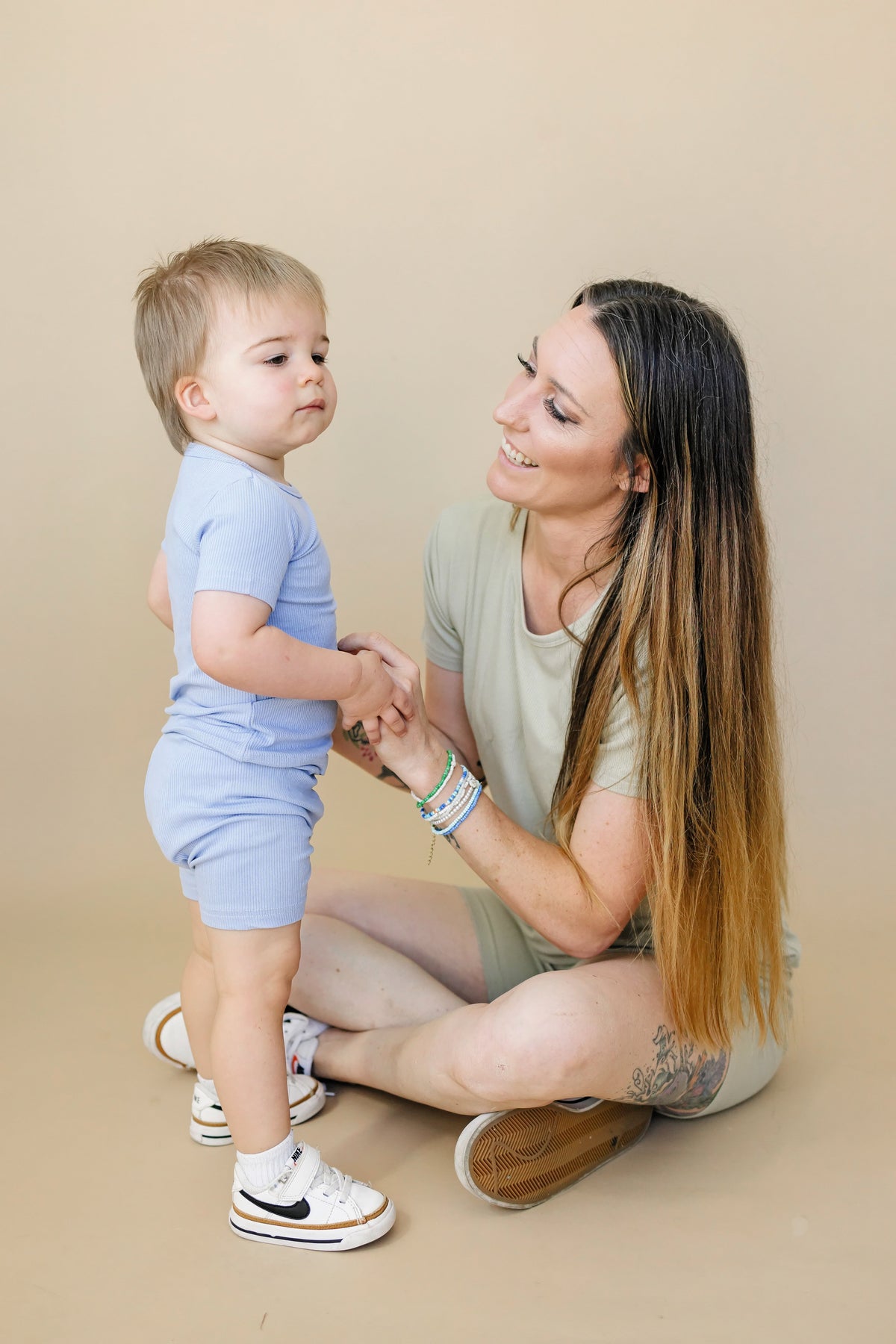 Solid Ribbed Bamboo 2pc Pajamas - more colors — Little Joy Co.