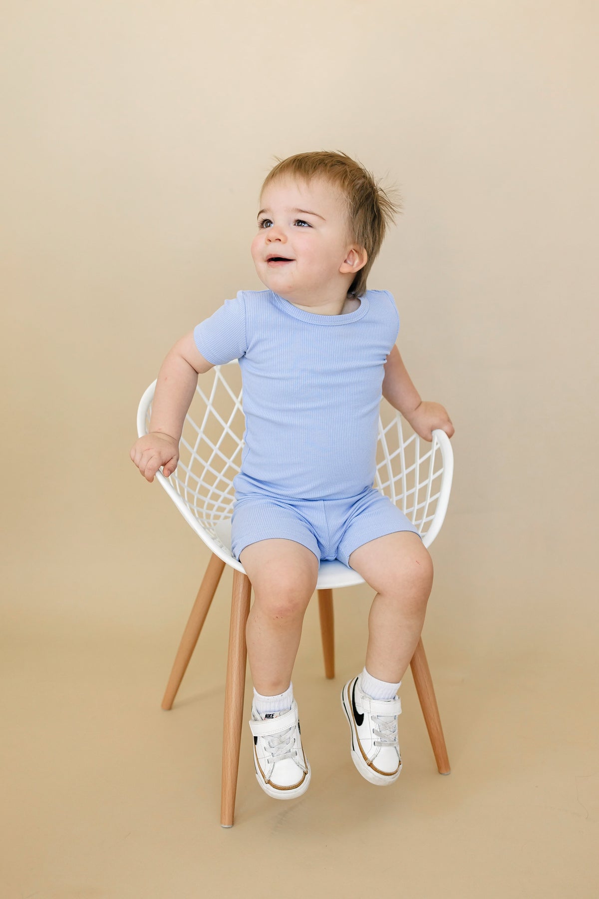 Solid Ribbed Bamboo 2pc Pajamas - more colors — Little Joy Co.