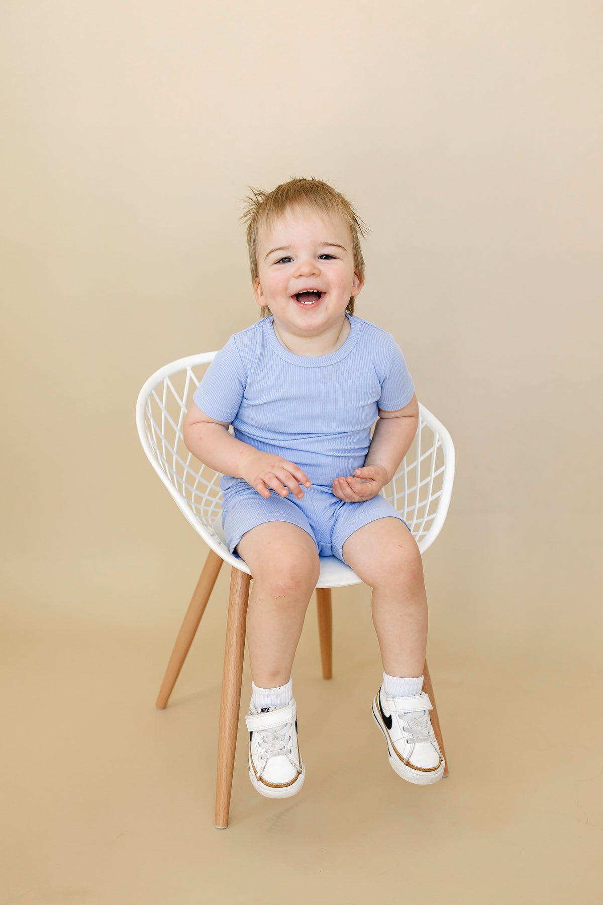 Solid Ribbed Bamboo 2pc Pajamas - more colors — Little Joy Co.