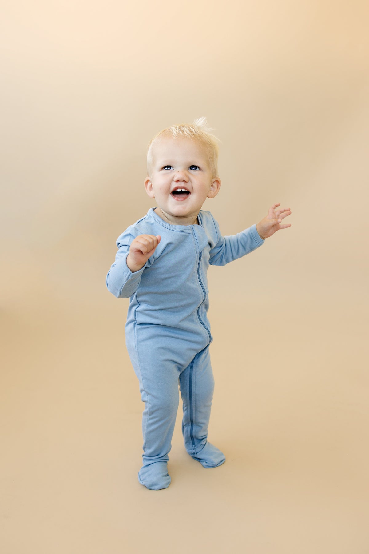 Bamboo Footed Bamboo Zippy Pajamas — Little Joy Co.