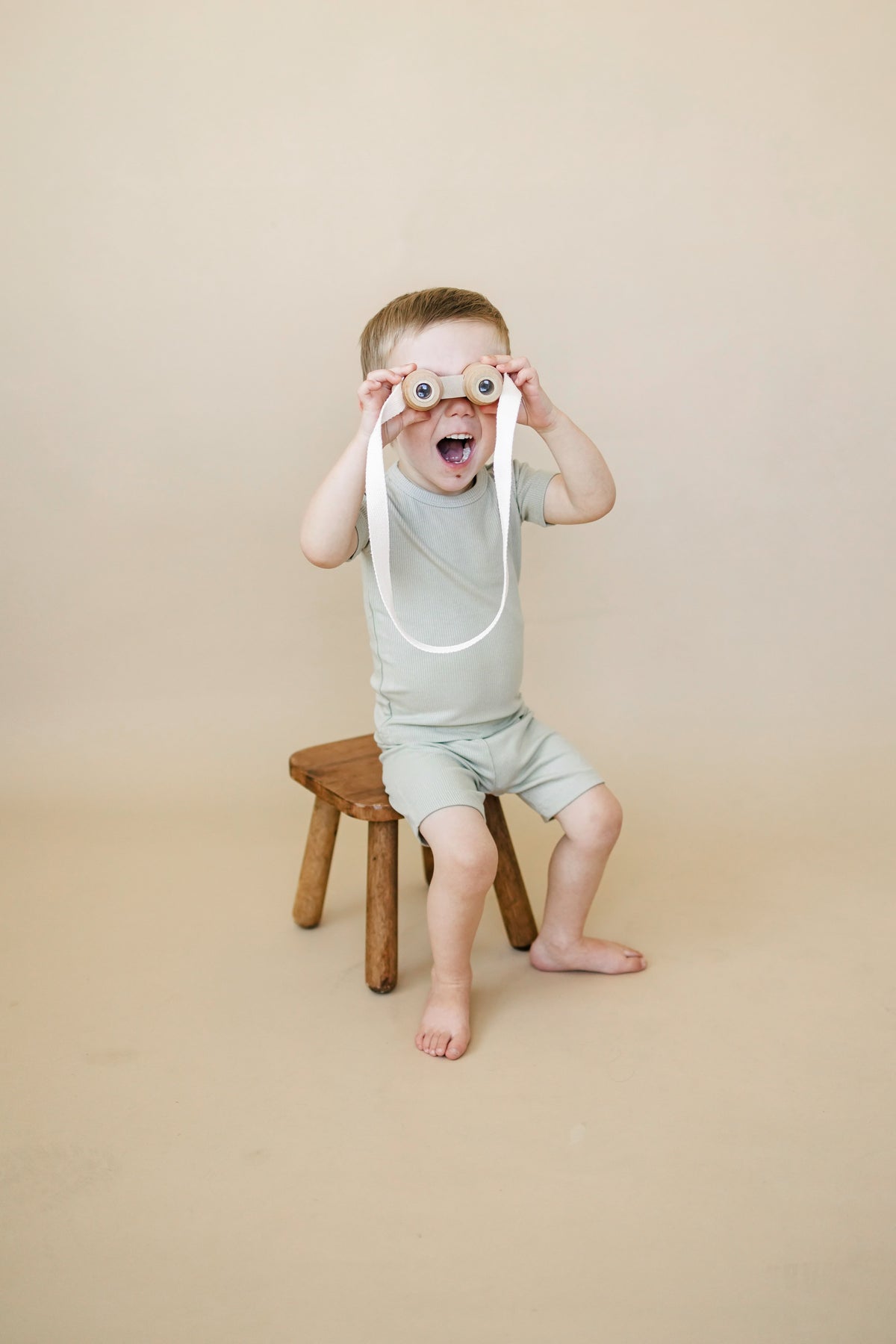 Solid Ribbed Bamboo 2pc Pajamas - more colors — Little Joy Co.
