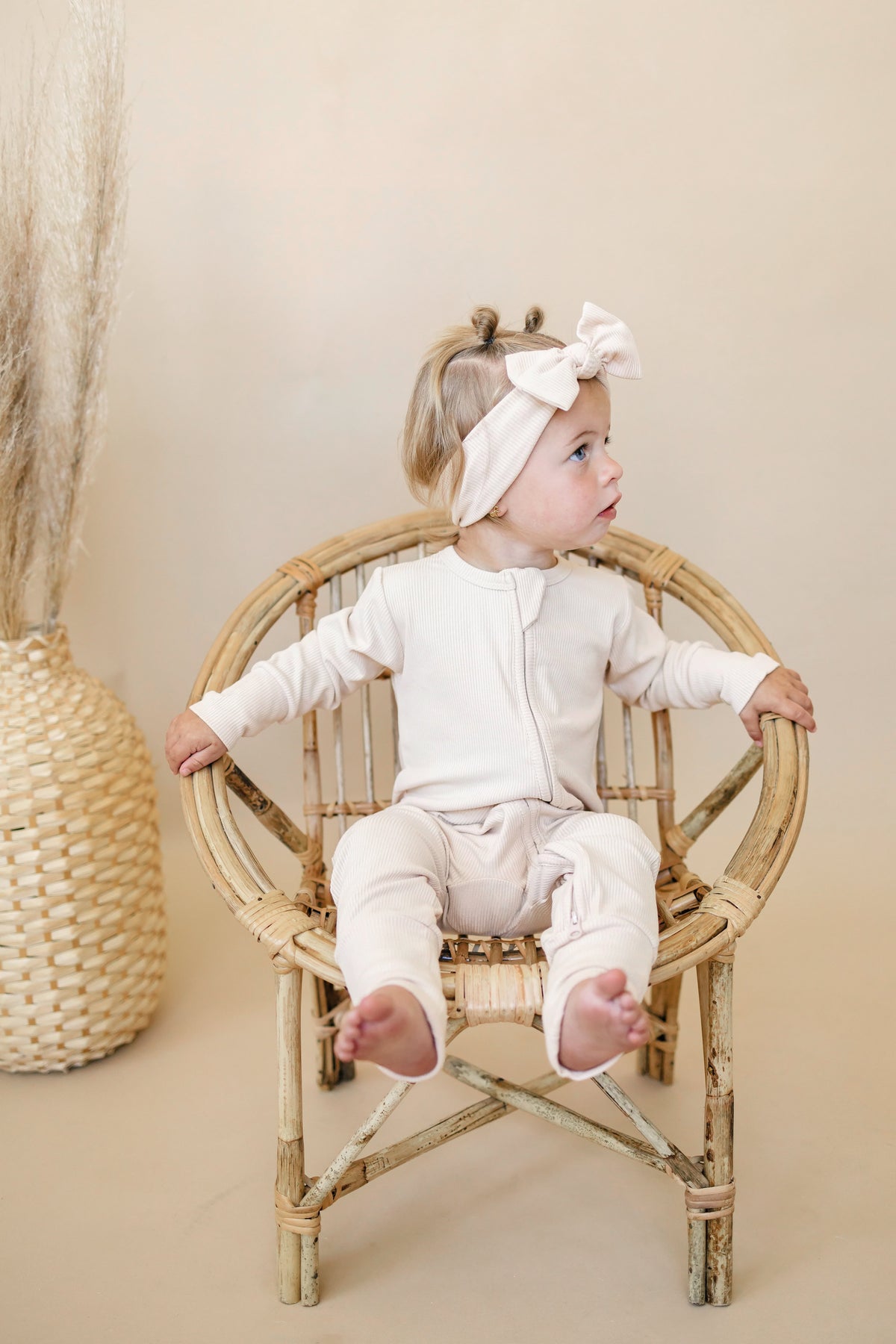 Solid Ribbed Bamboo Zippy Romper - more colors — Little Joy Co.