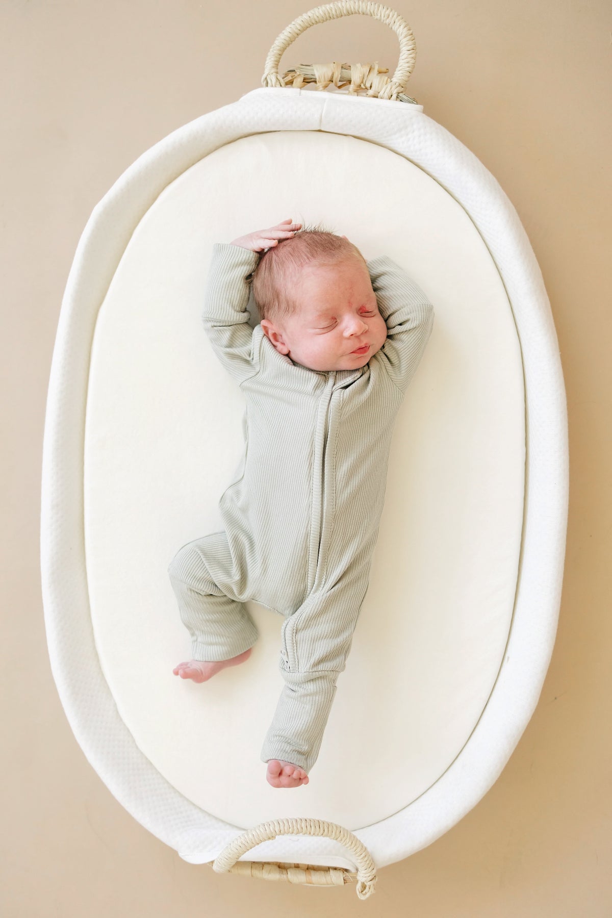Solid Ribbed Bamboo Zippy Romper - more colors — Little Joy Co.