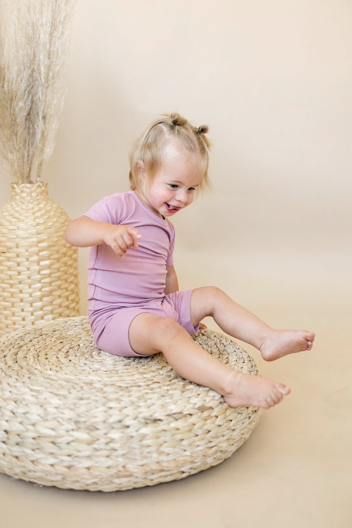 Solid Ribbed Bamboo 2pc Pajamas - more colors — Little Joy Co.