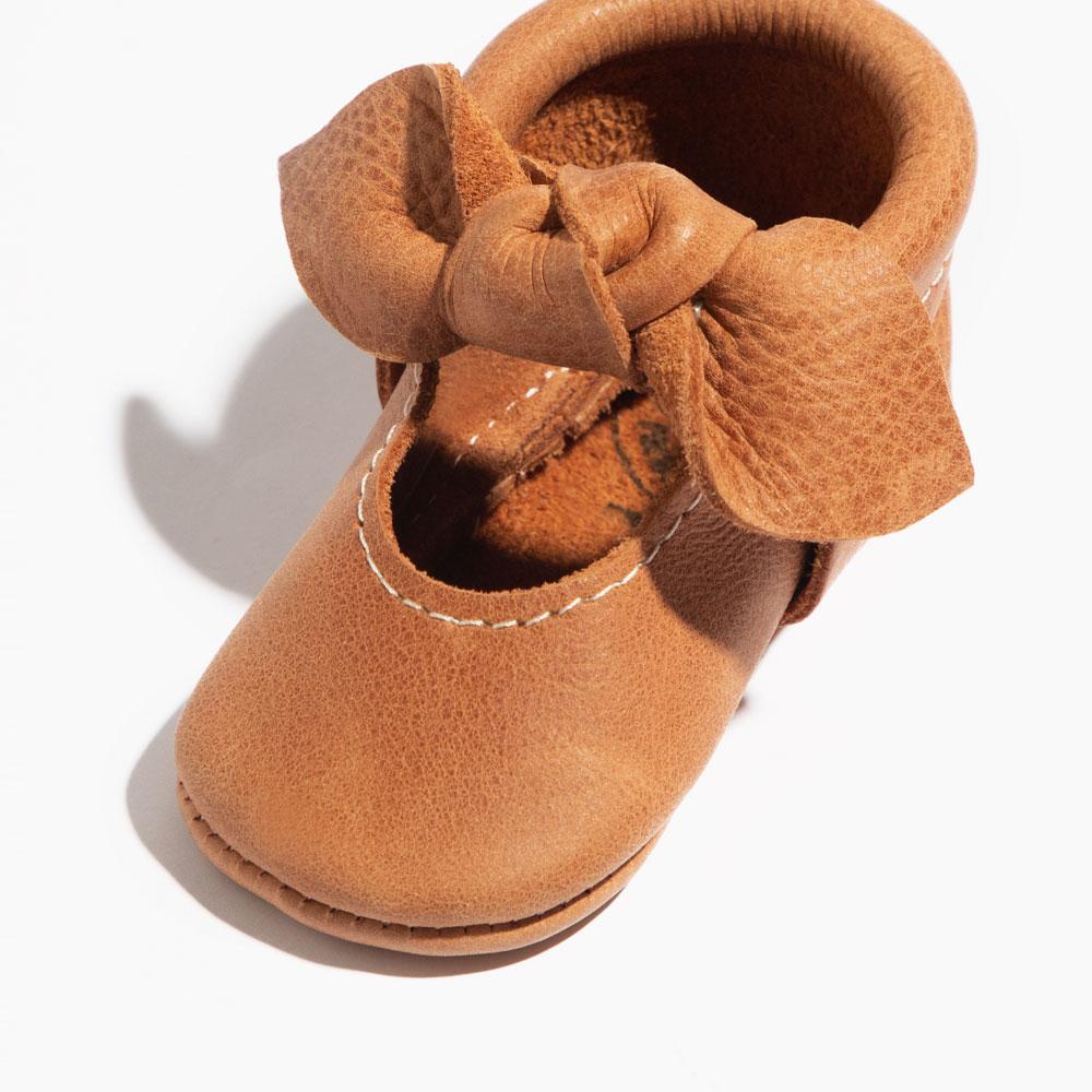 Zion Knotted Bow Baby Shoe — Freshly Picked