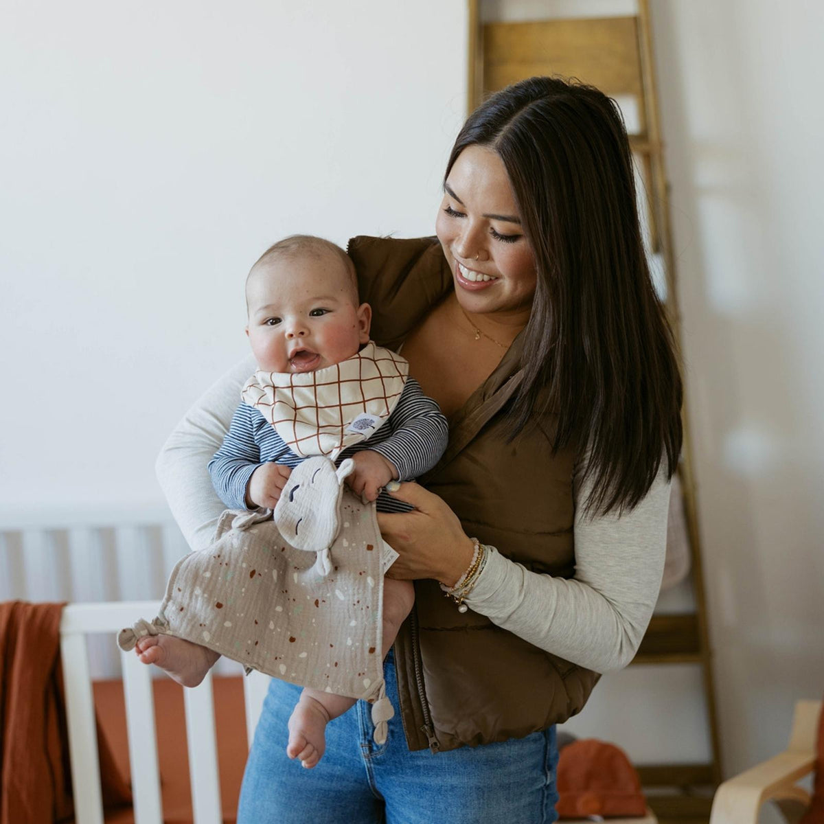 100% Muslin Lovey - Alpaca — Parker Baby Co.