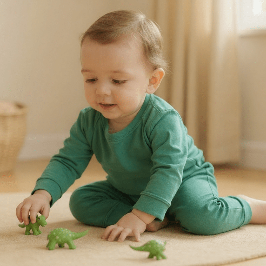 Alpine Green Crew Neck Jogger Set — Sweet Bamboo