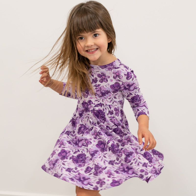 Amelia Bedelia Swirly Girl Dress — Sweet Bamboo