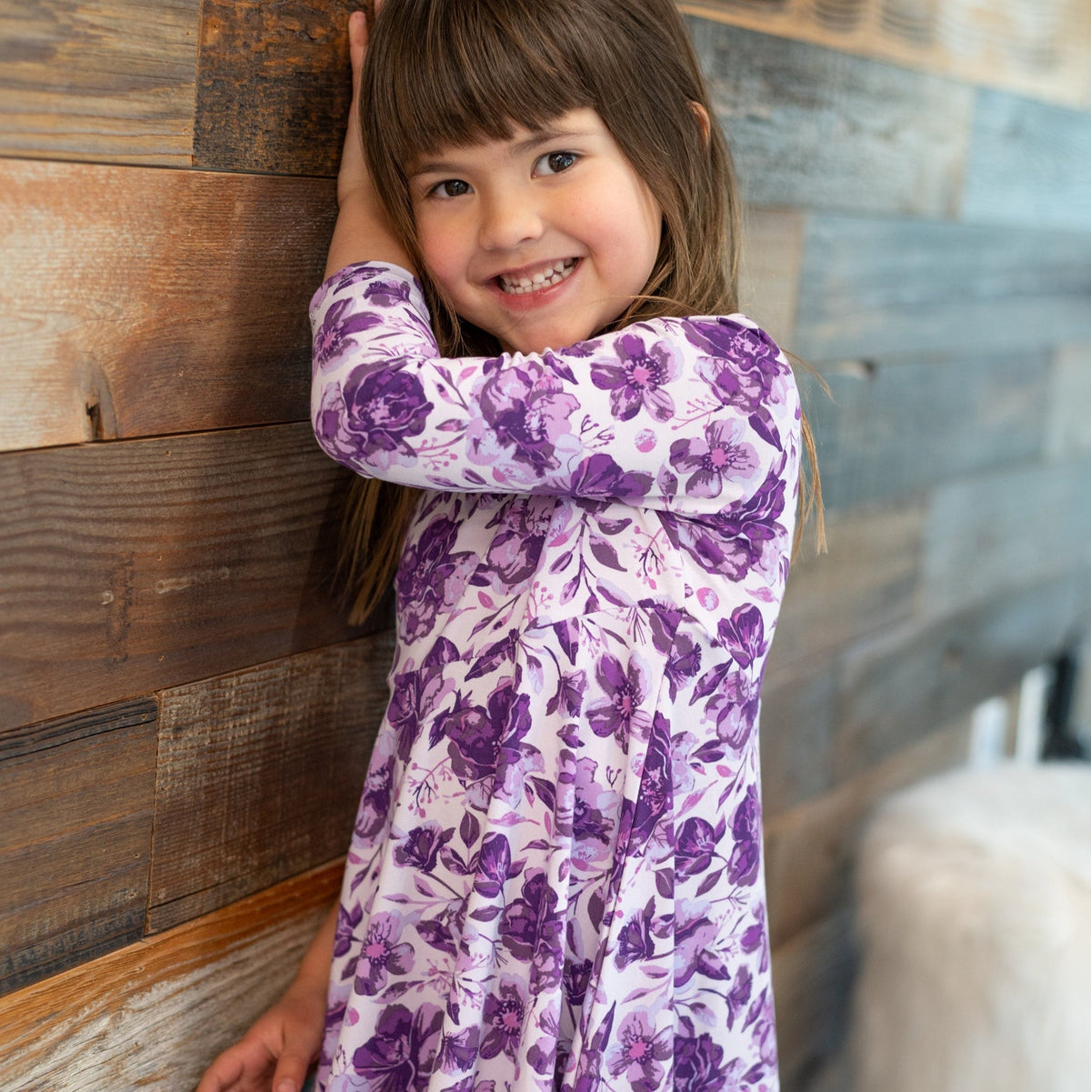 Amelia Bedelia Swirly Girl Dress — Sweet Bamboo