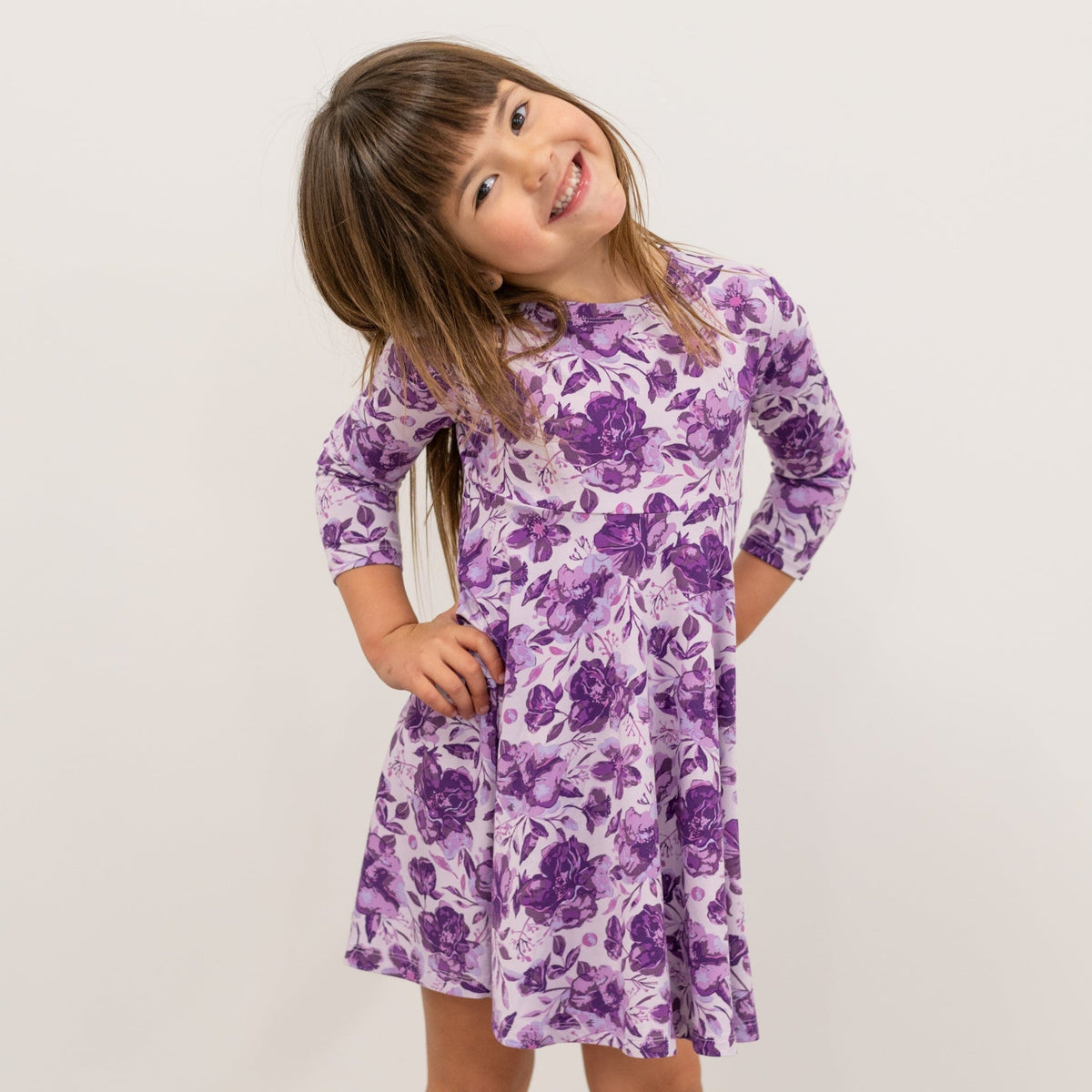 Amelia Bedelia Swirly Girl Dress — Sweet Bamboo
