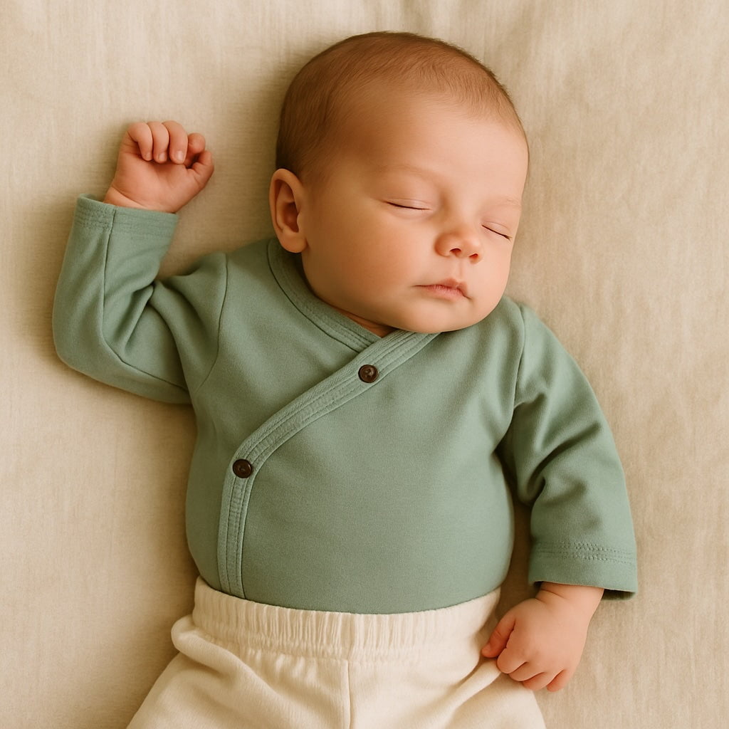 long bodysuit | Basil Green — Finn + Emma