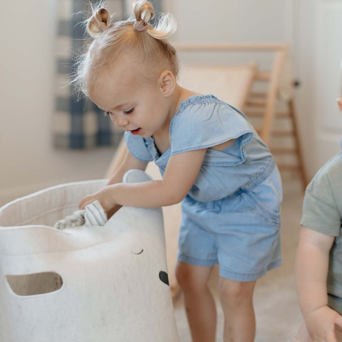 Bear Felt Laundry Hamper — Parker Baby Co.