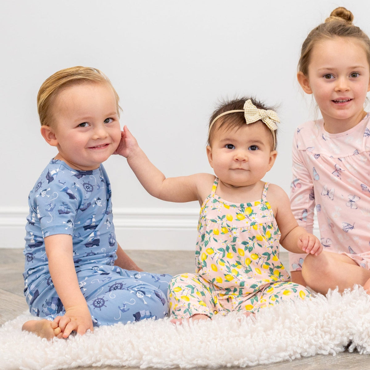 Pirate Ships Big Kid Pajama S/S — Sweet Bamboo