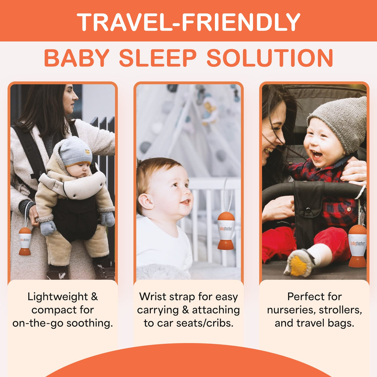 Baby Shusher Sound Machine – Real Human Shushing Sound for Newborn Sleep & Soothing — Shusher
