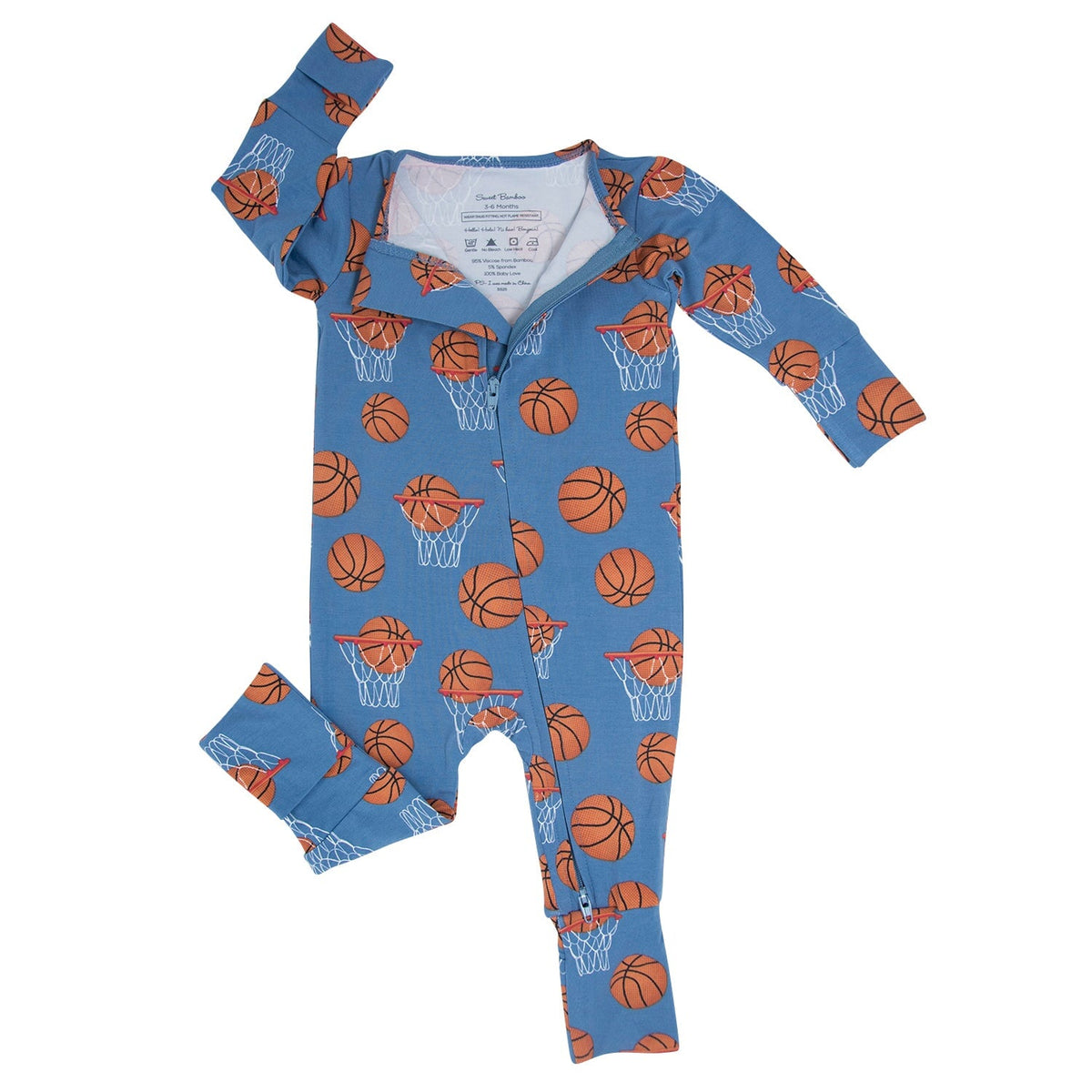 Convertible Romper Basketball — Sweet Bamboo