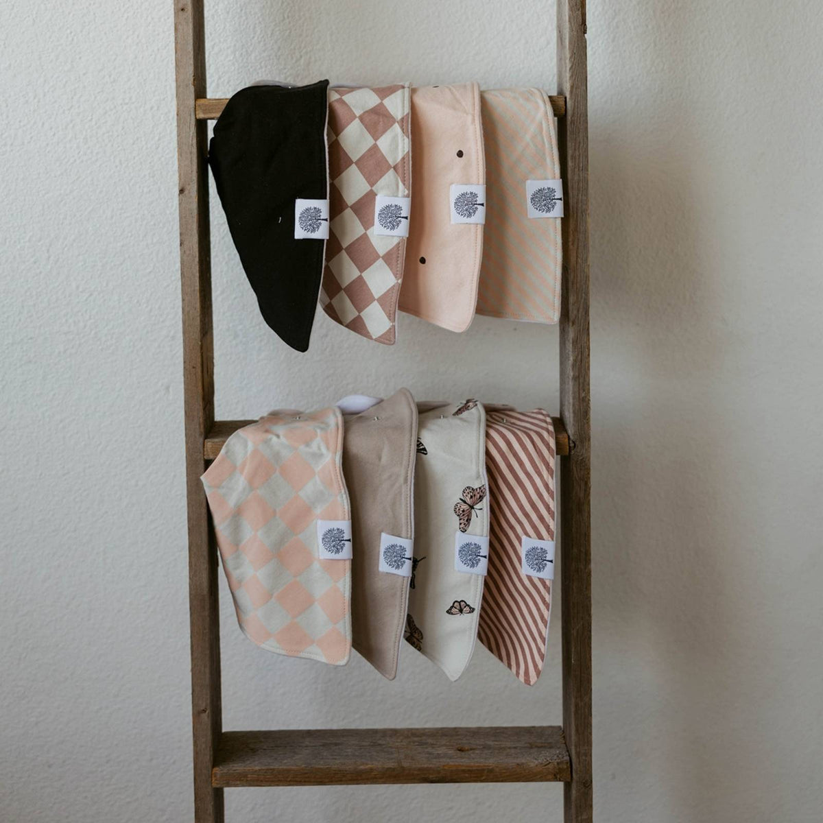 Butterfly Bandana Bib Set (8 pack) — Parker Baby Co.