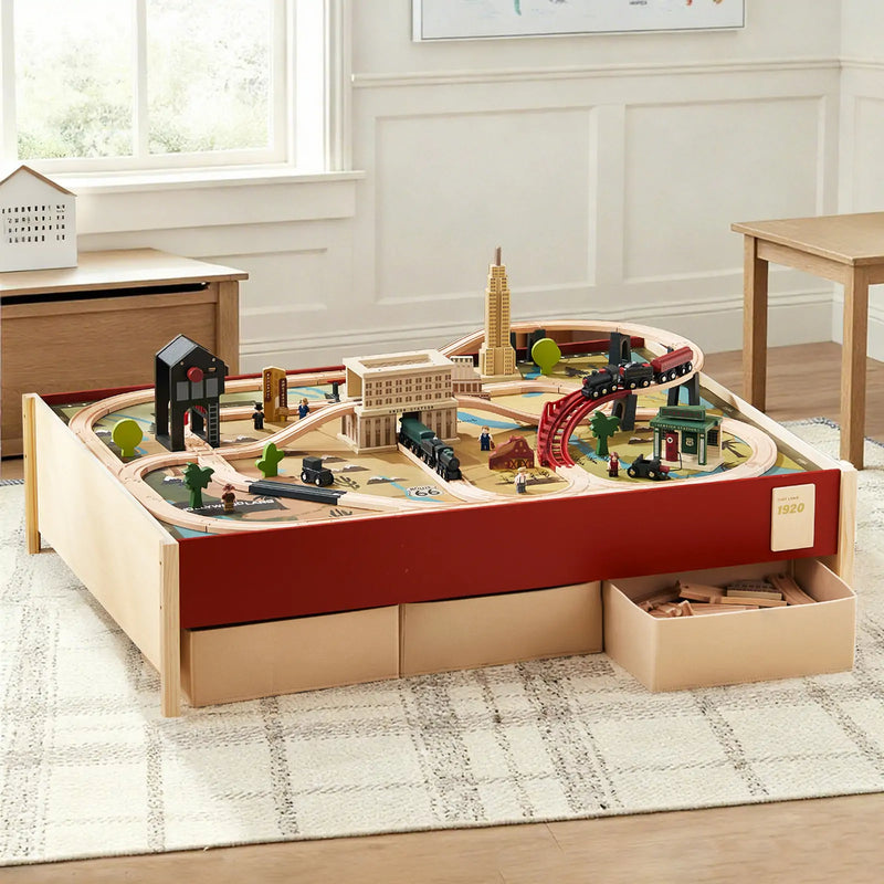 Tiny Land® 1920 Railway Adventure Train Table — Tiny Land