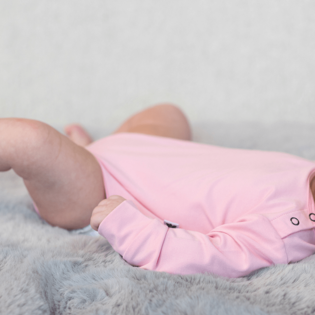 Candy Pink Long Sleeve Bodysuit — Sweet Bamboo