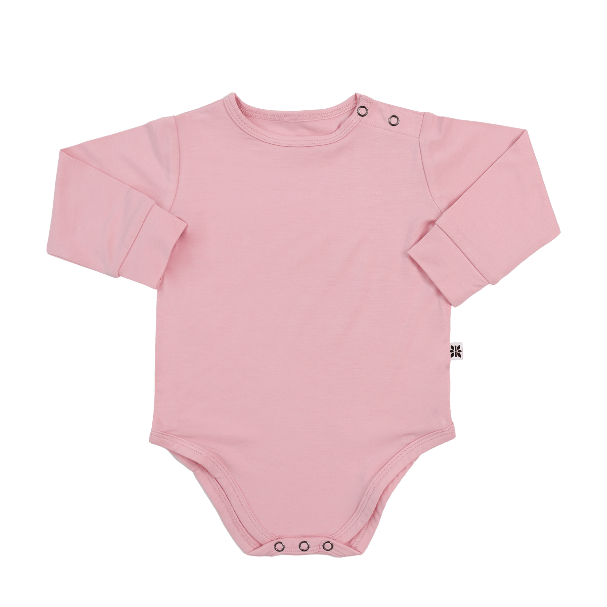 Candy Pink Long Sleeve Bodysuit — Sweet Bamboo