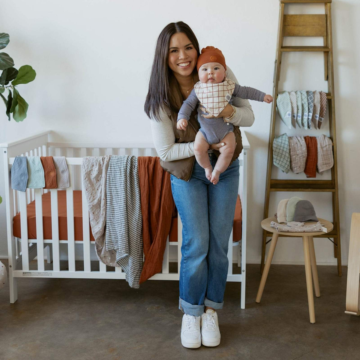 Clay Bandana Bib Set (8 pack) — Parker Baby Co.
