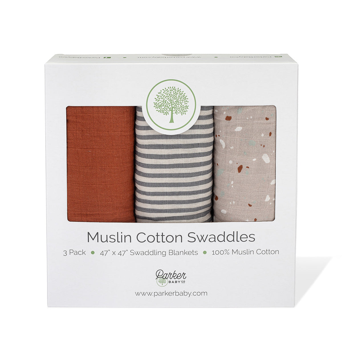 Clay Swaddle Set — Parker Baby Co.