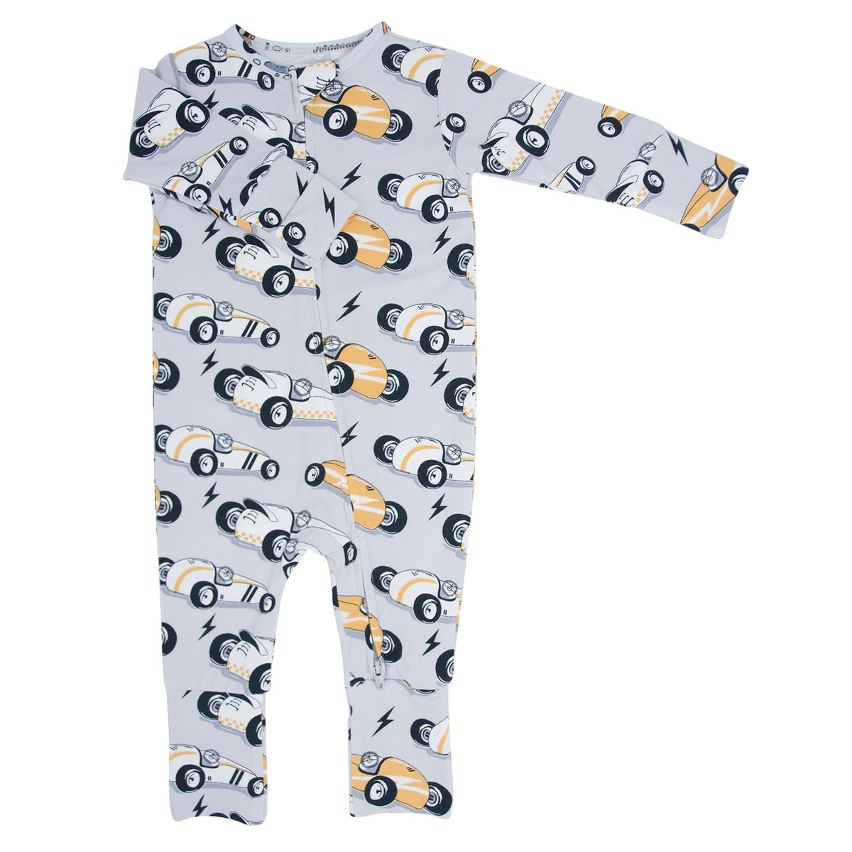 Vintage Racecars Convertible Romper — Sweet Bamboo