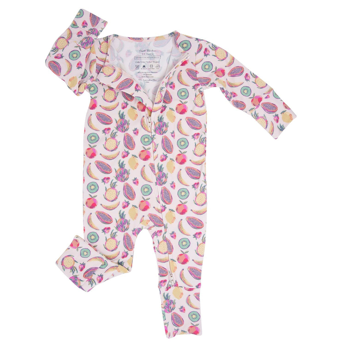 Tropical Fruit Convertible Romper — Sweet Bamboo