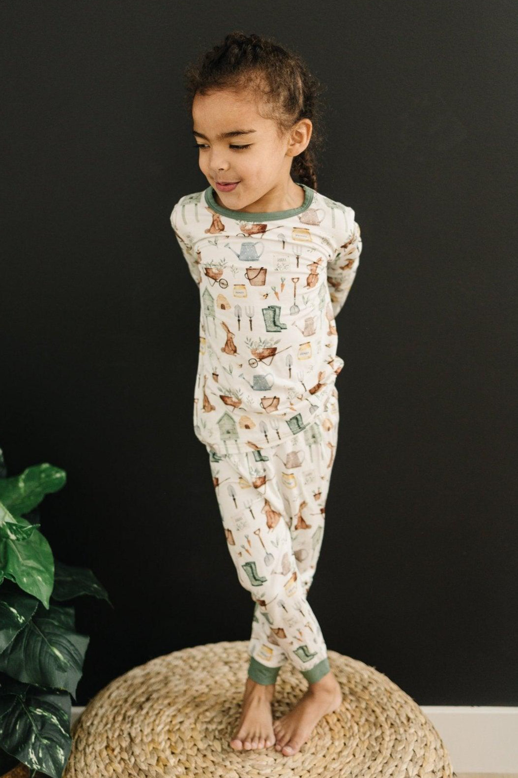 Cottontail Garden 2pc Bamboo Pajamas — Little Joy Co.
