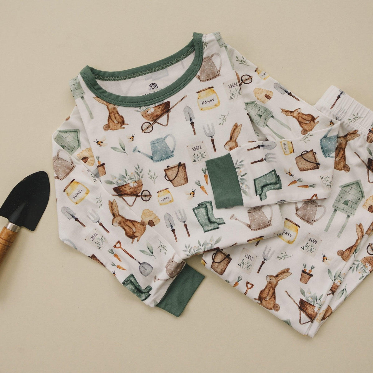 Cottontail Garden 2pc Bamboo Pajamas — Little Joy Co.