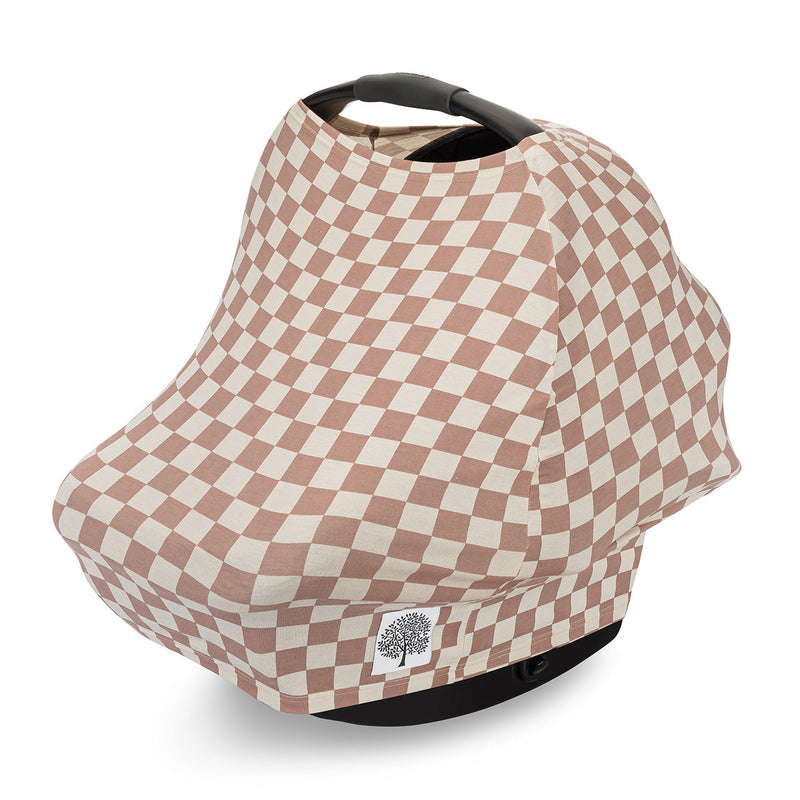Multi-use Cover, Rosewood Checker — Parker Baby Co.