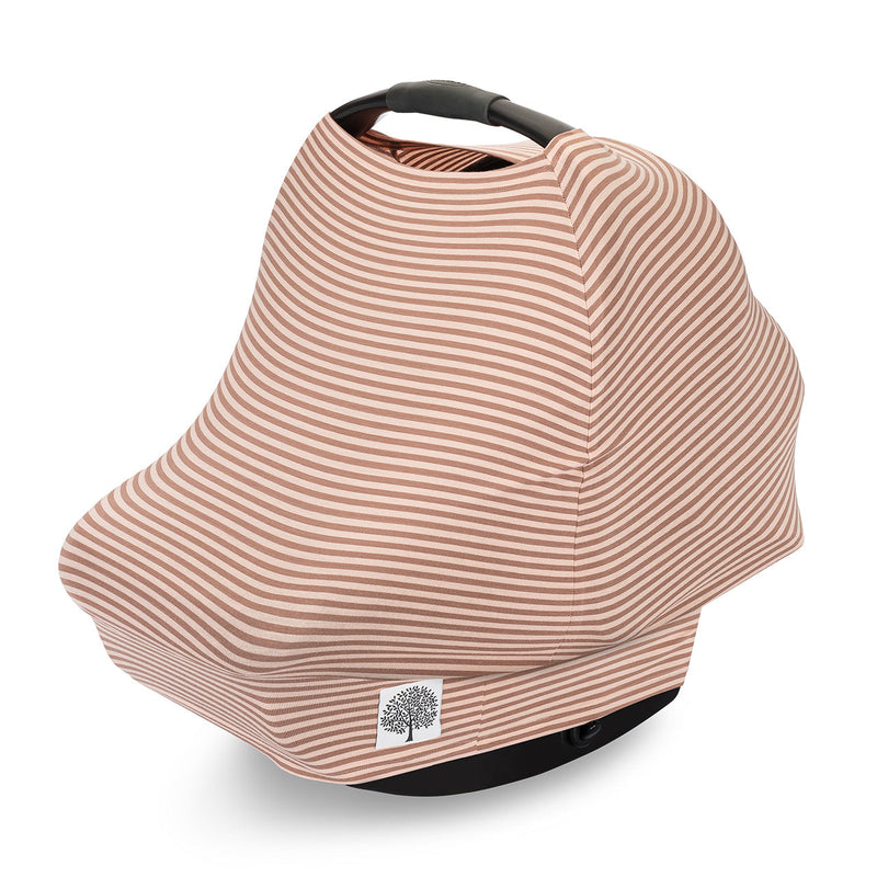 Multi-use Cover, Rosewood Stripe — Parker Baby Co.