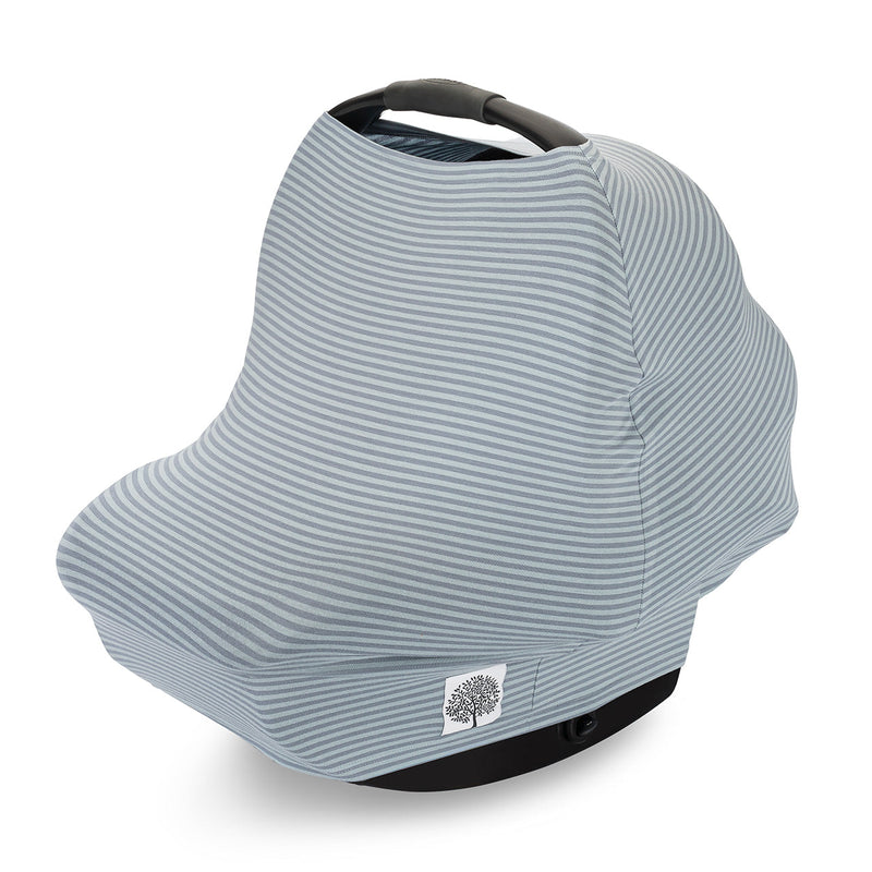 Multi-use Cover, Stormy Blue Stripe — Parker Baby Co.