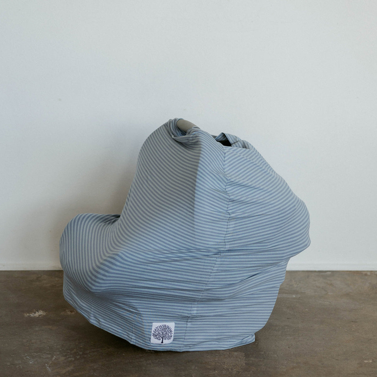 Multi-use Cover, Stormy Blue Stripe — Parker Baby Co.