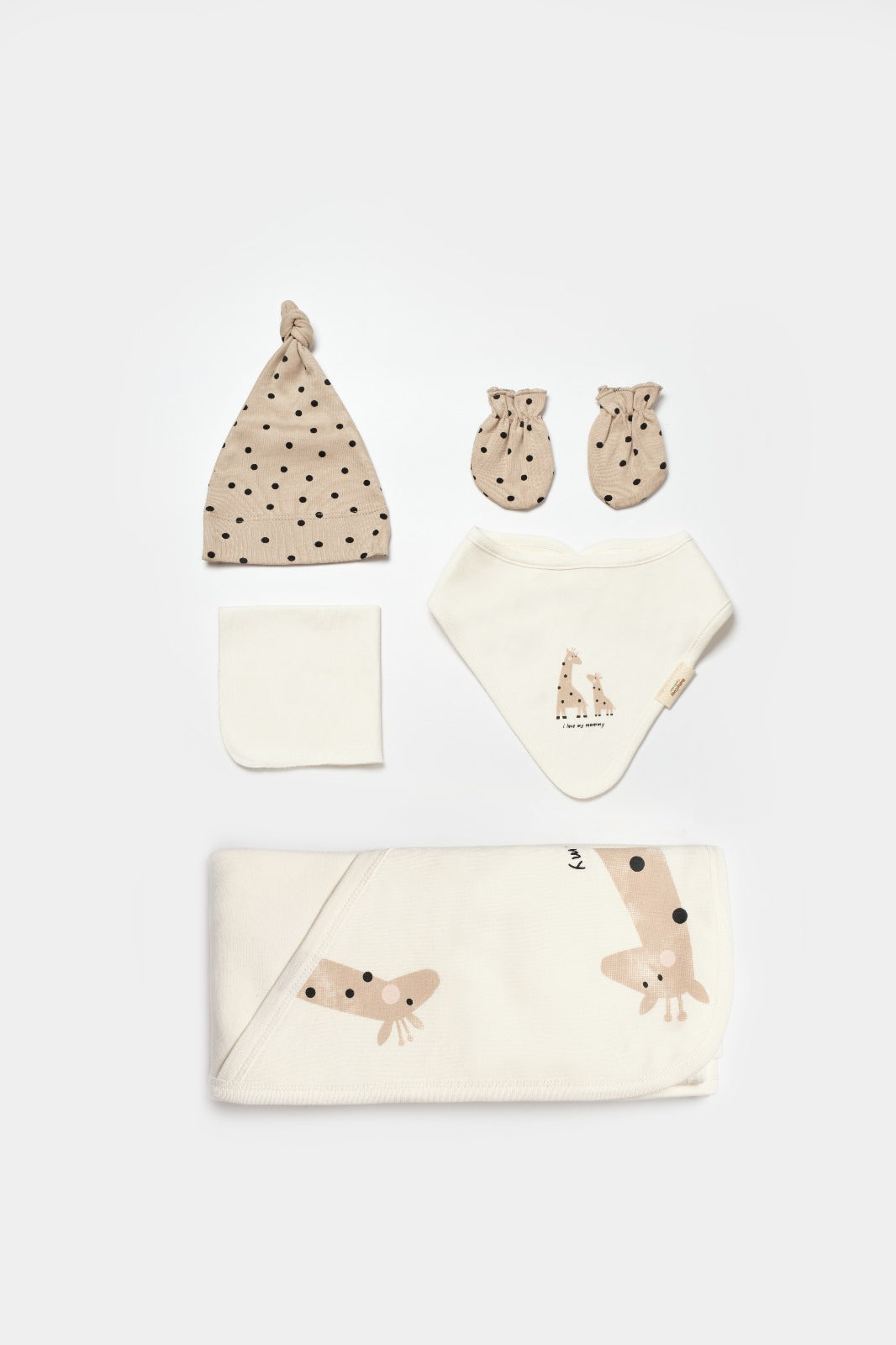 Giraffe Newborn 10 Pcs Organic Set — Honey and Hive
