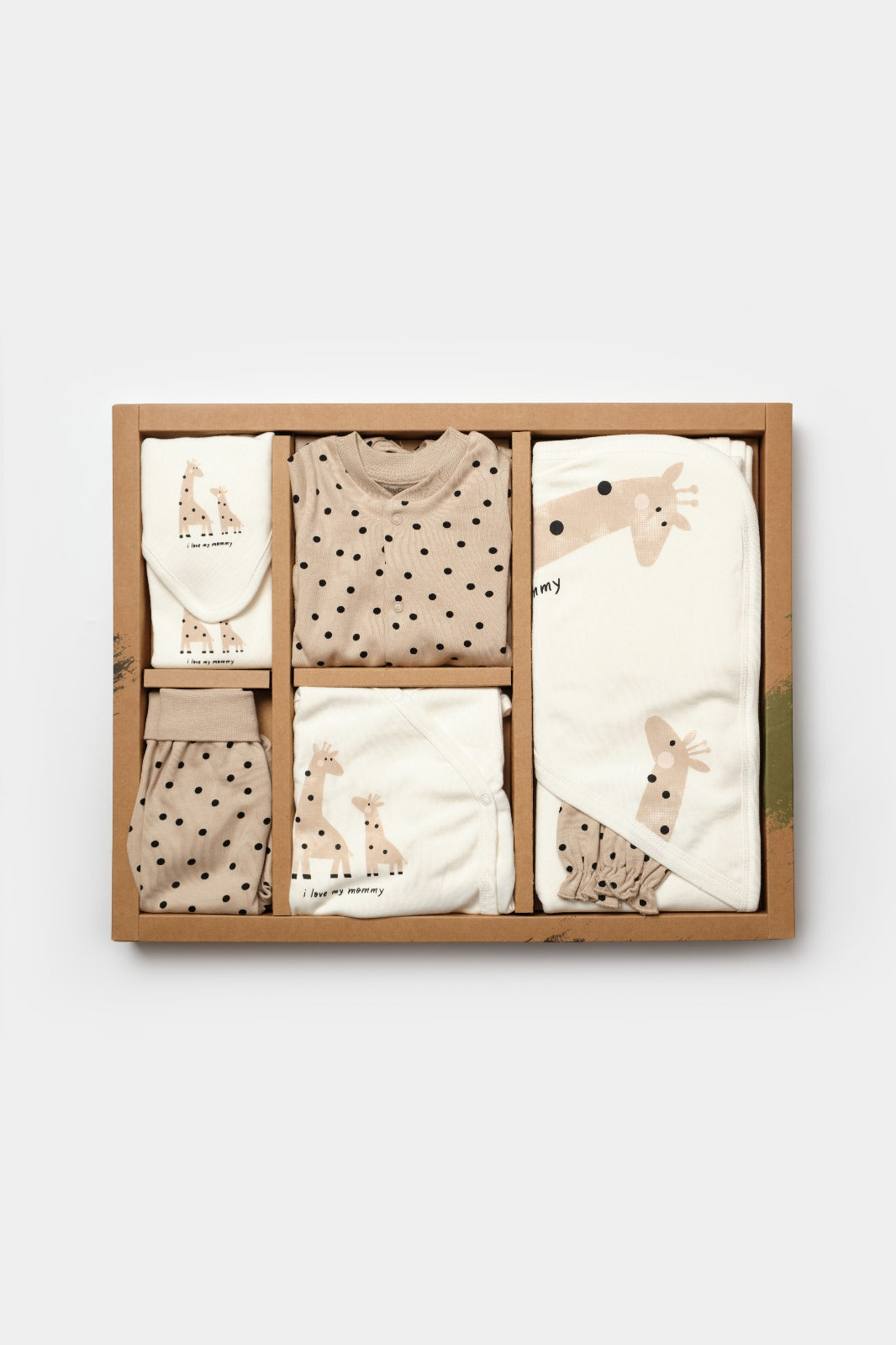 Giraffe Newborn 10 Pcs Organic Set — Honey and Hive