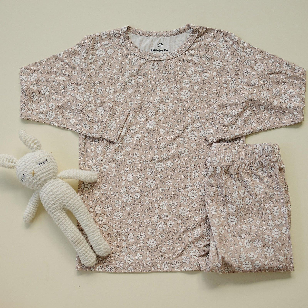 Dainty Ditsy 2pc Bamboo Pajamas — Little Joy Co.
